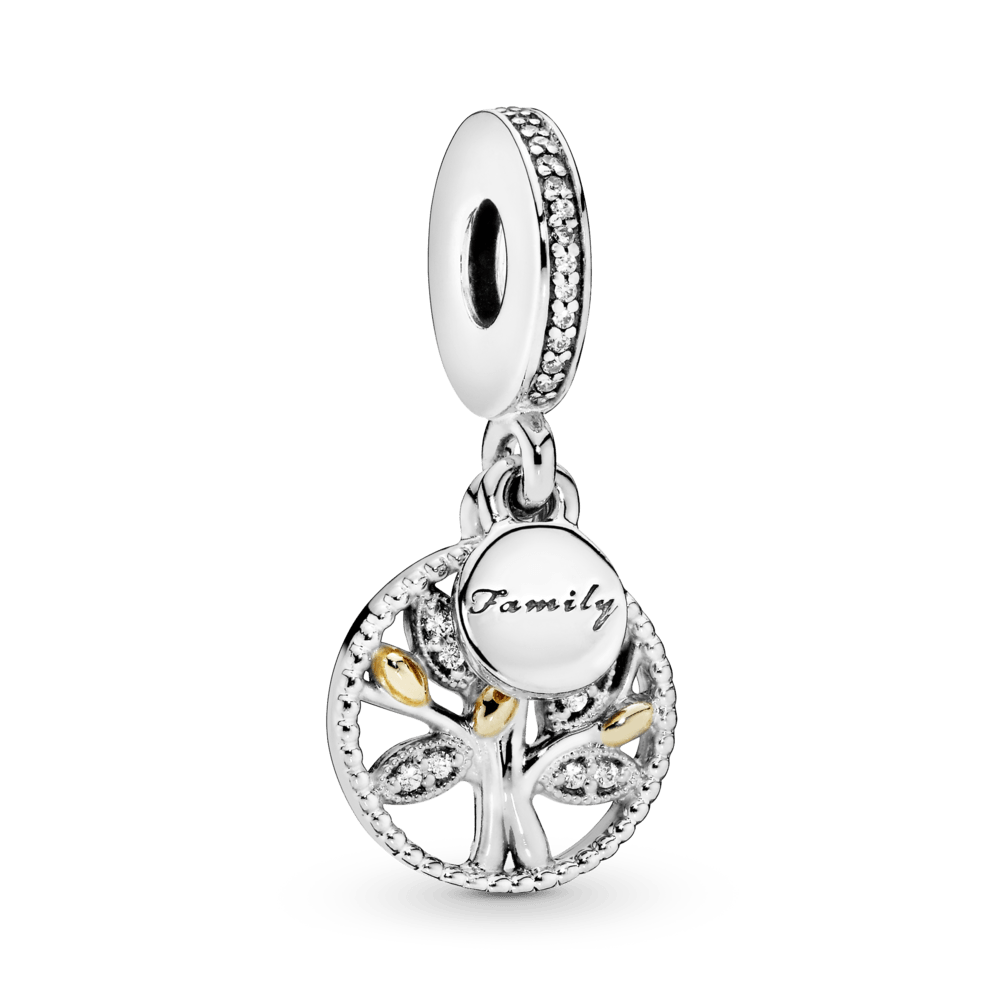 Charm Colgante Generaciones De Familia Dos TonosPandora MX Pandora