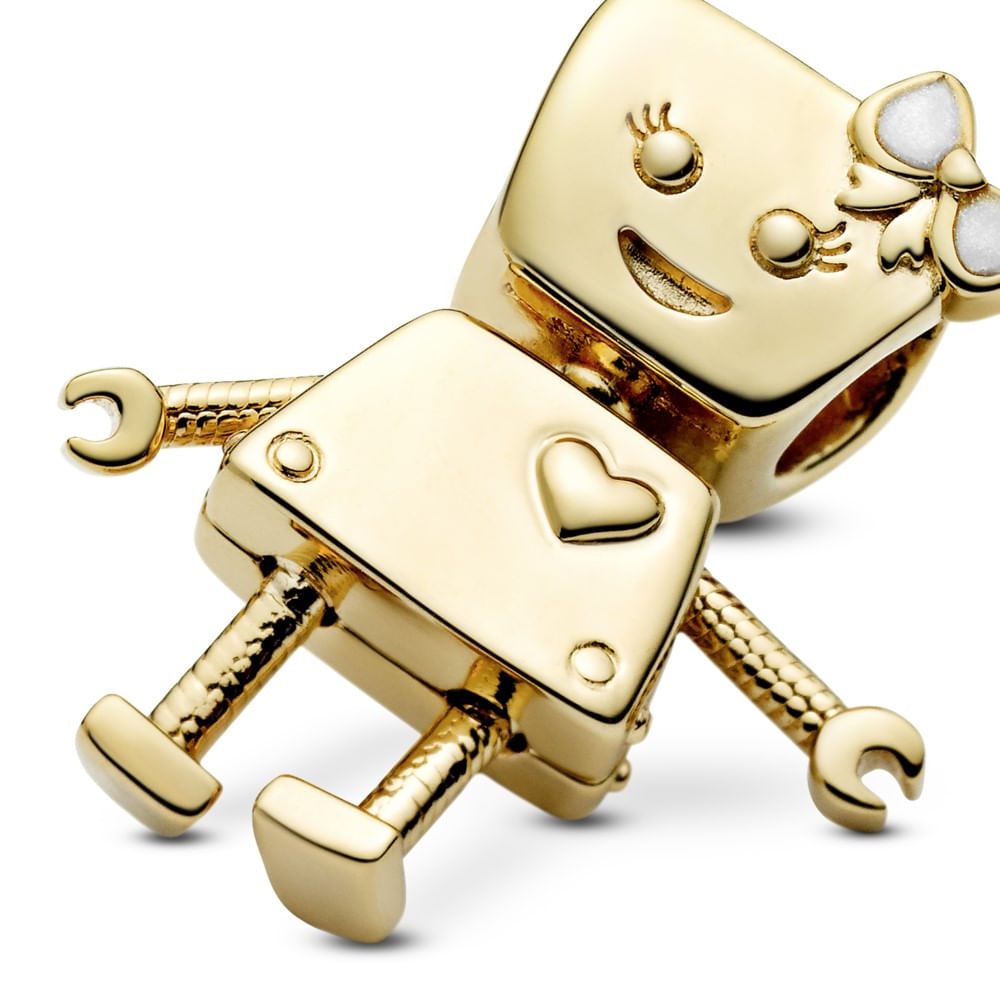 Charm Bella Bot Recubrimiento en Oro de 14k