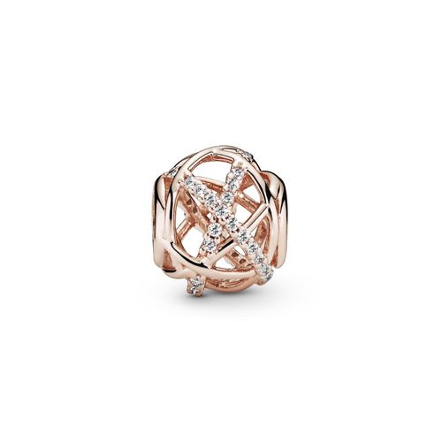 Charm Galaxia en Recubrimiento en Oro Rosa de 14k Recubrimiento en Oro Rosa de 14k
