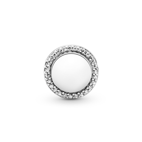 Charm Redondo Plateado