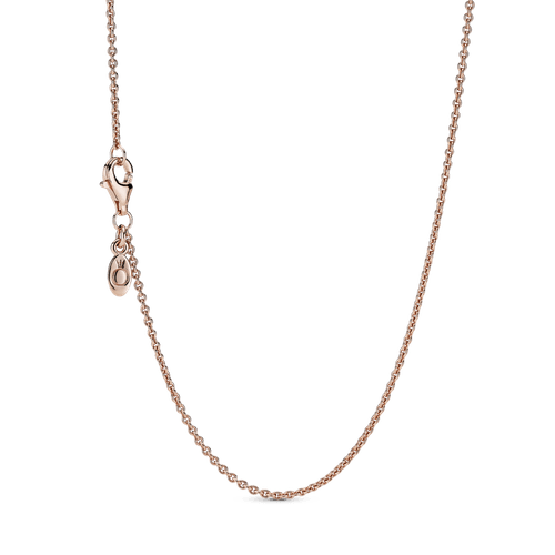 Collar Cadena Clásica Recubrimiento en Oro Rosa de 14k