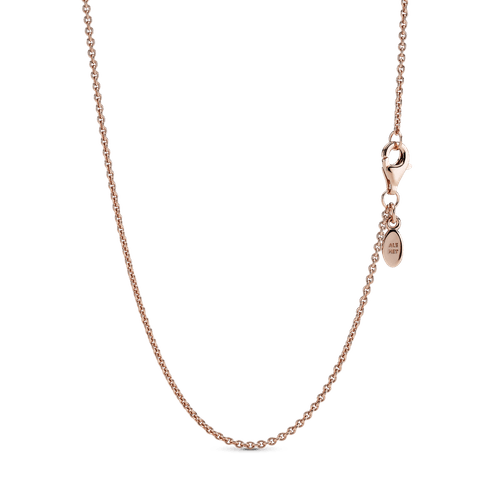 Collar Cadena Clásica Recubrimiento en Oro Rosa de 14k