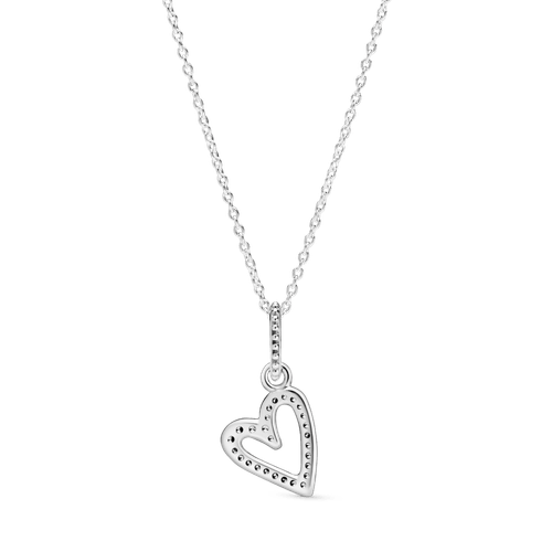 Collar Corazón Diseño libre resplandeciente