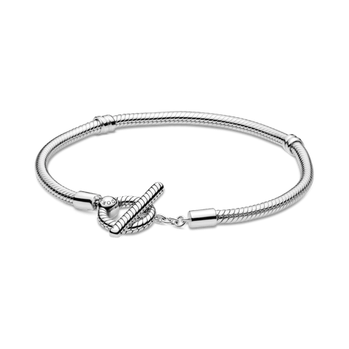 Brazalete Diseño Cola De Ratón Barra En T De Pandora Moments