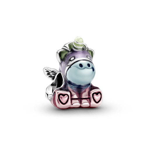 Charm Bruno El Unicornio Con Arcoíris Colorido