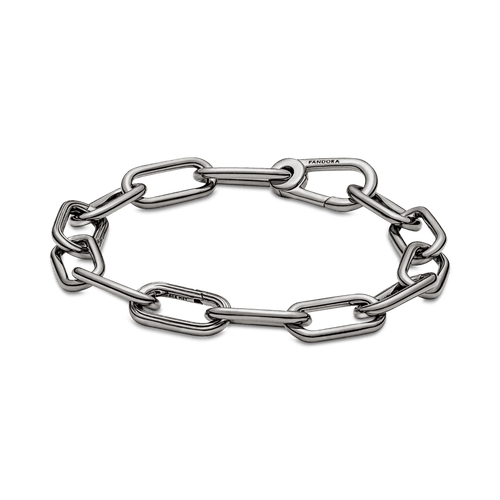 Brazalete De Cadena De Eslabones Recubrimiento en Rutenio Pandora Me