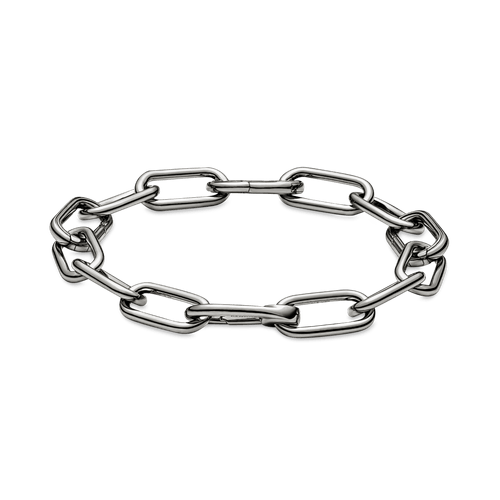Brazalete De Cadena De Eslabones Recubrimiento en Rutenio Pandora Me