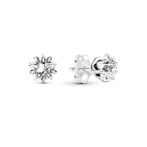Aretes De Botón Estrella Celestial Brillante