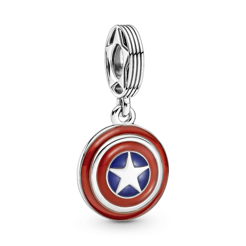 Charm Colgante Escudo Del Capitán América De The Avengers De Marvel