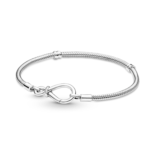 Brazalete Cadena De Serpiente Con Nudo Infinito Pandora Moments