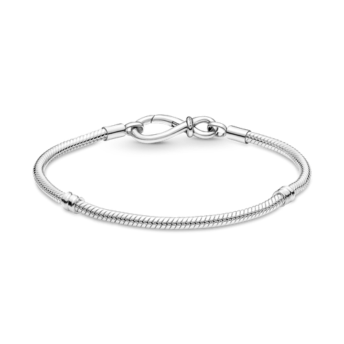 Brazalete Cadena De Serpiente Con Nudo Infinito Pandora Moments