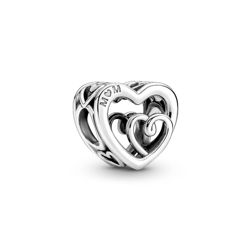 Charm Corazones Entrelazados Con Infinito
