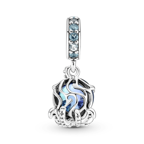 Charm colgante pulpo tierno de cristal Murano
