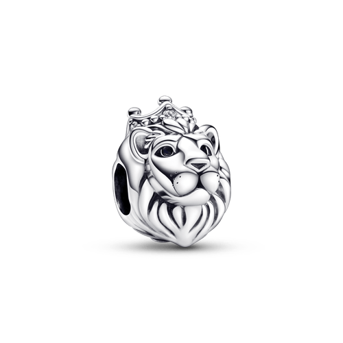 Charm León real Pandora Plata Esterlina