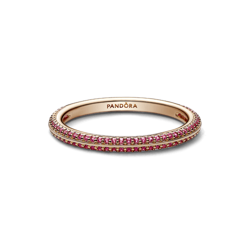 Anillo de Pavé rojo Pandora ME