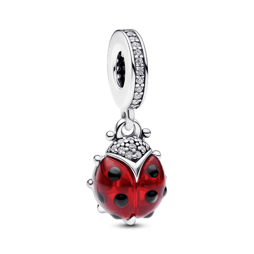 Charm colgante Mariquita roja