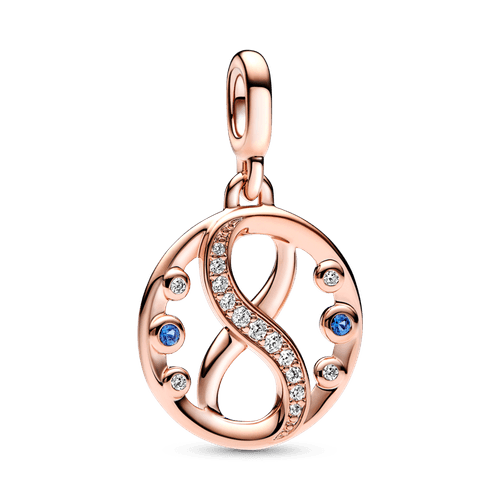 Medallón Símbolo Infinito Pandora ME Recubrimiento en Oro Rosa de 14k