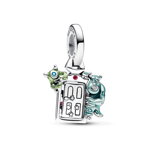 Charm Colgante Puerta de Monsters, Inc. de Disney Pixar Pandora Plata Esterlina