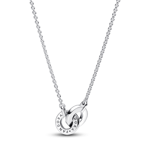 Collar Pavé Entrelazado Pandora Signature Pandora Plata Esterlina