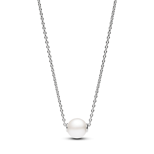 Collar Perla Cultivada de Agua Dulce Tratada Plata