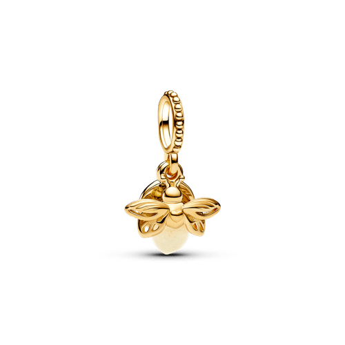 Charm Colgante Luciérnaga que Brilla en la Oscuridad Dorado