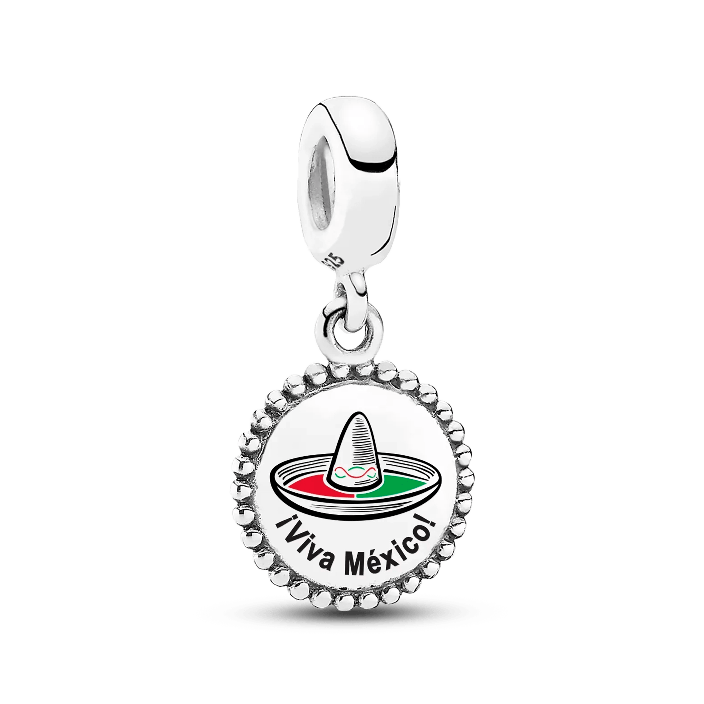 Charm Sombreo Viva México Talla única|Pandora MX - Pandora Mexico