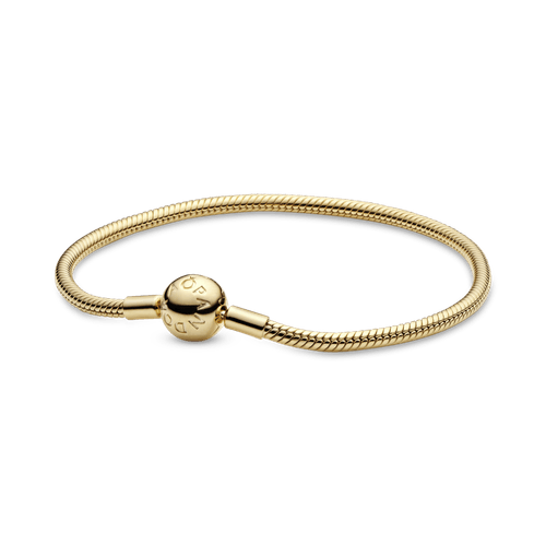 Brazalete cadena de serpiente Pandora Moments con Recubrimiento en Oro de 14k