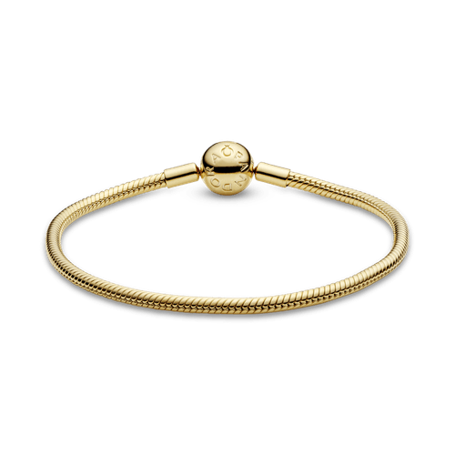 Brazalete cadena de serpiente Pandora Moments con Recubrimiento en Oro de 14k