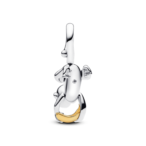 Charm Colgante Mono Móvil en Dos Tonos
