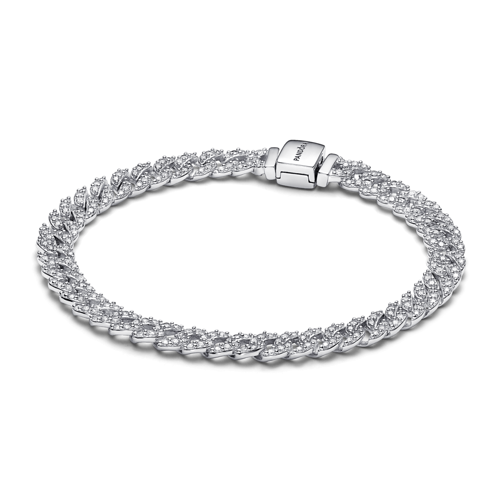 Brazalete Cadena Cubana En Pav Pandora Mexico Brazalete Cadena Cubana En Pav Pandora Mexico