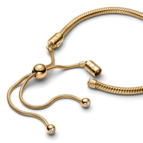 Brazalete Pandora Moments Cadena de Serpiente con cierre Deslizante