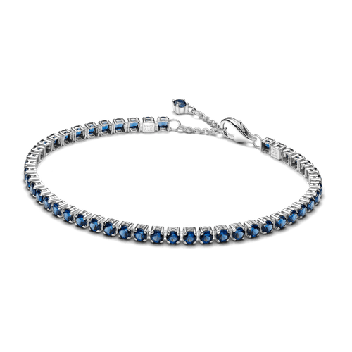 Brazalete Tenis Azul Brillante