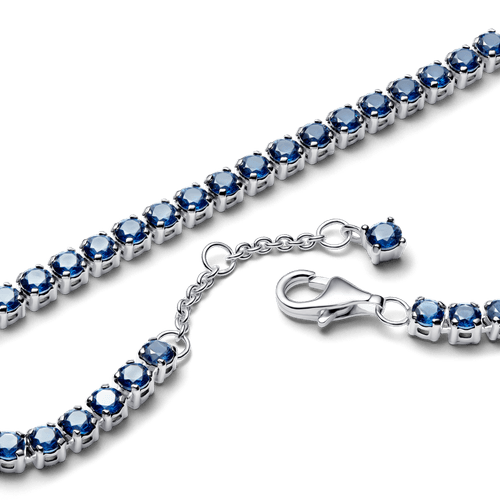 Brazalete Tenis Azul Brillante