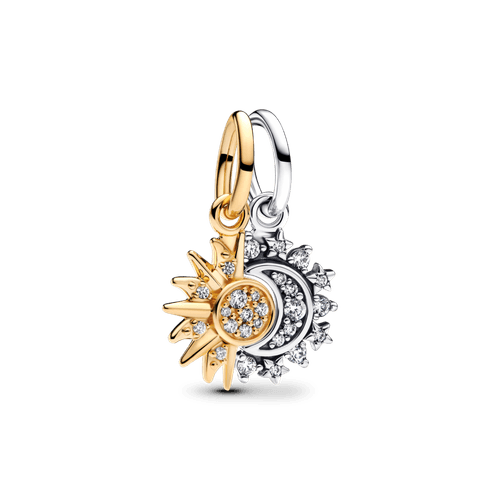 Charm Colgante Divisible Sol y Luna
