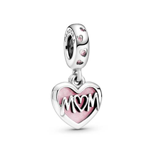 Charm colgante Corazón con la inscripción Mamá