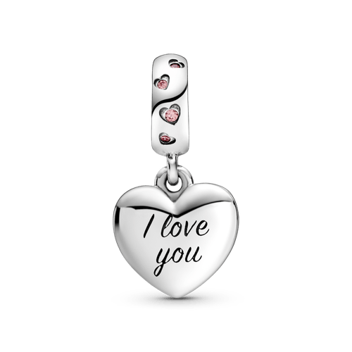 Charm colgante Corazón con la inscripción Mamá