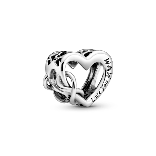 Charm Corazón con Infinito Yo te amo mamá