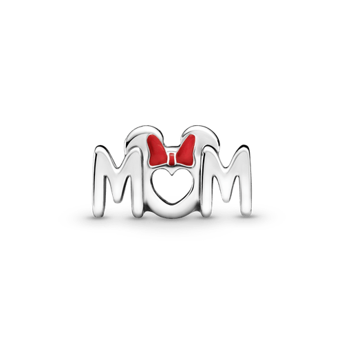 Charm Moño De Minnie Mouse De Disney Y Mamá