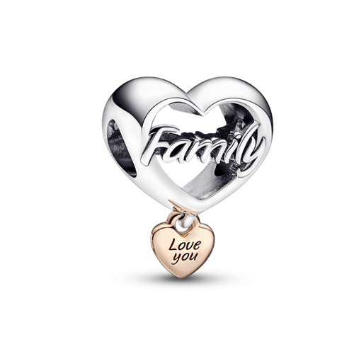 Charm Corazón de familia Te amo