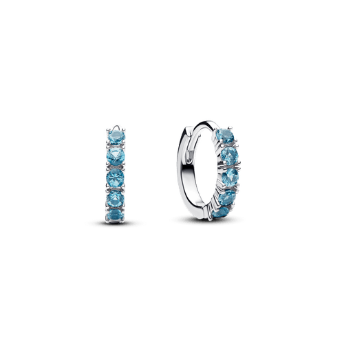 Aretes Abrazo Azul Claro