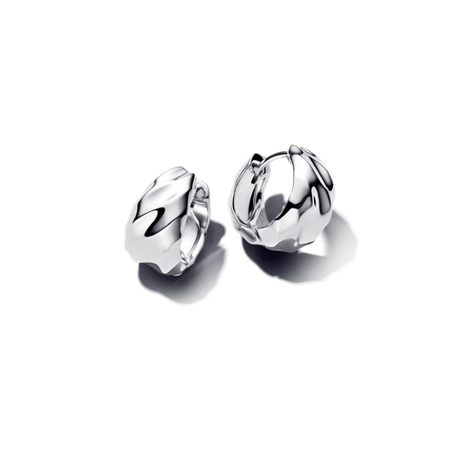 Aretes de Aro Pequeños Ondas