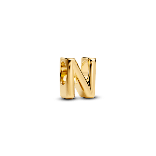 Charm Dorado Alfabeto Letra N