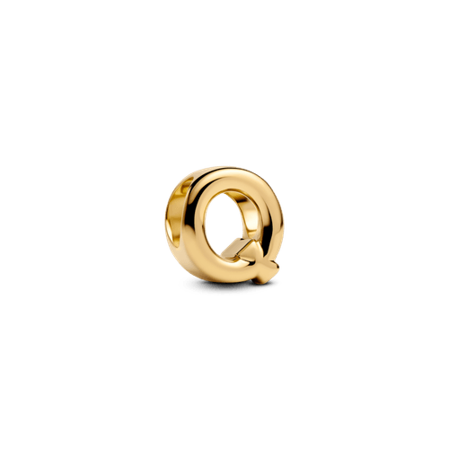 Charm Dorado Alfabeto Letra Q