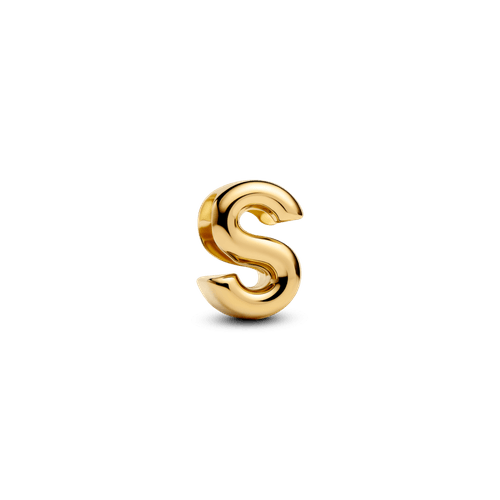 Charm Dorado Alfabeto Letra S