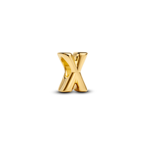 Charm Dorado Alfabeto Letra X