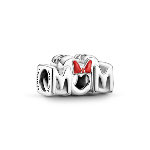 Charm Moño De Minnie Mouse De Disney Y Mamá