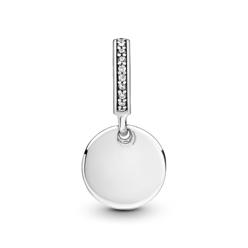 Charm Colgante Disco de Corazón