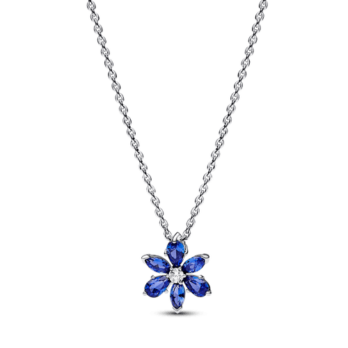 Collar Herbario Brillante Azul