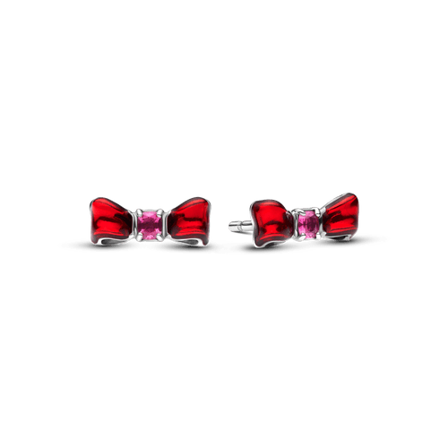 Aretes de Botón Lazo Blancanieves de Disney