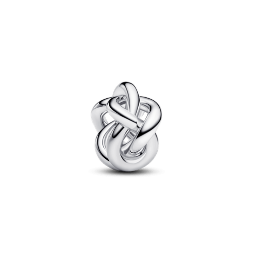 Charm Nudo Infinito Plateado